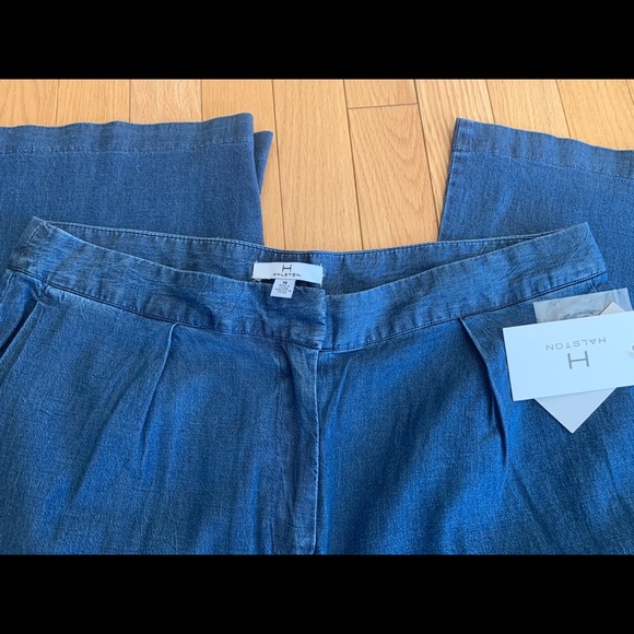 Halston Beautiful denim pants - Picture 1 of 3